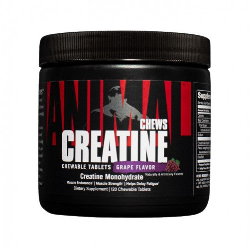 Animal Creatine Chews - Grape  - 120 chewable tablets