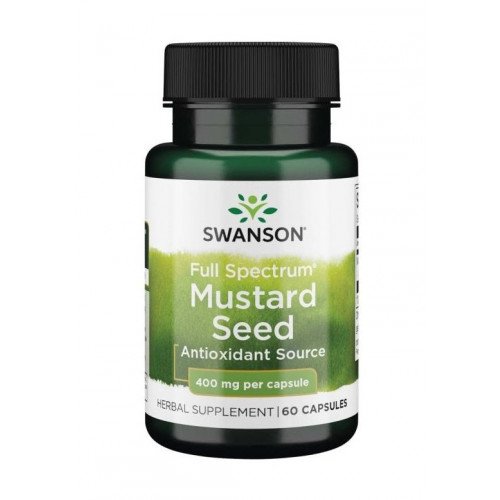 Swanson Full Spectrum Mustard Seed, 400mg  - 60 caps