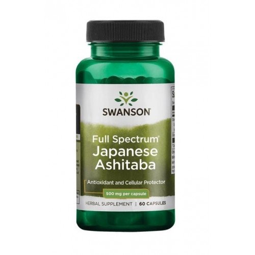 Swanson Full Spectrum Japanese Ashitaba, 500mg  - 60 caps