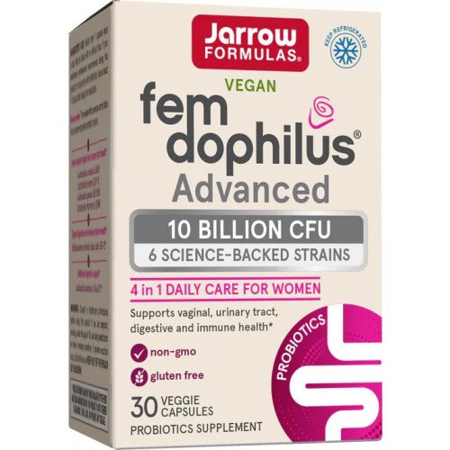 Jarrow Formulas Fem-Dophilus Advanced - Refrigerated, 10 Billion CFU  - 30 vcaps