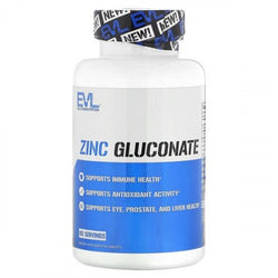 EVLution Nutrition Zinc Gluconate  - 60 tablets