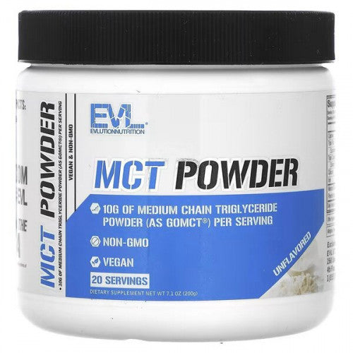 EVLution Nutrition MCT Powder, Unflavored  - 200 grams