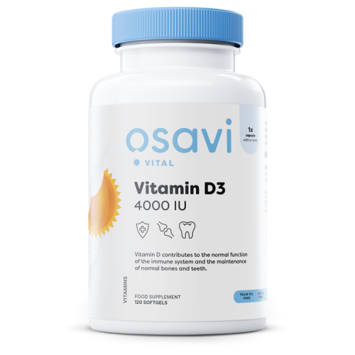 Osavi Vitamin D3 - 4000IU  - 120 softgels