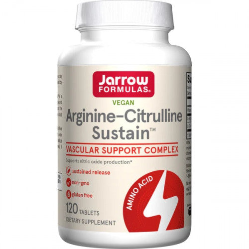 Jarrow Formulas Arginine-Citrulline Sustain  - 120 tablets