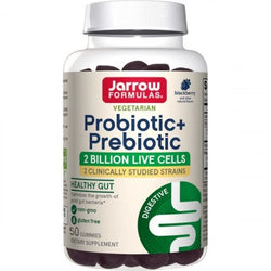 Jarrow Formulas Probiotic + Prebiotic - Blackberry  - 50 gummies