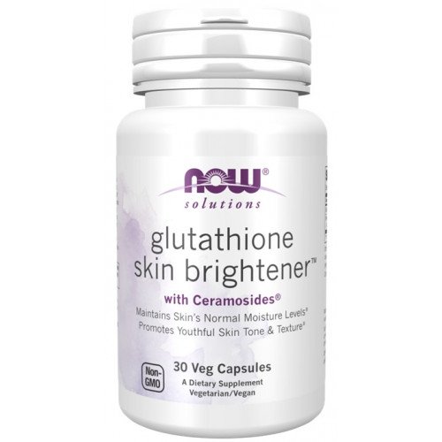 NOW Foods Glutathione Skin Brightener with Ceramosides  - 30 vcaps