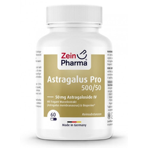 Zein Pharma Astragalus Pro 500/50, 50mg Astragaloside IV  - 60 vcaps