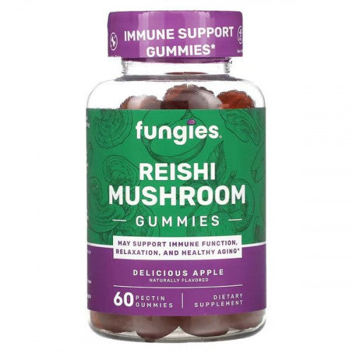 Fungies Reishi Mushroom Gummies, Delicious Apple  - 60 gummies