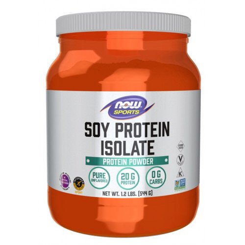 NOW Foods Soy Protein Isolate, Unflavored  - 544 grams