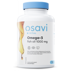 Osavi Omega-3 Fish Oil Molecularly Distilled - 1000mg  - 120 softgels