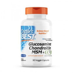 Doctor's Best Glucosamine Chondroitin MSM + UC-II  - 90 vcaps