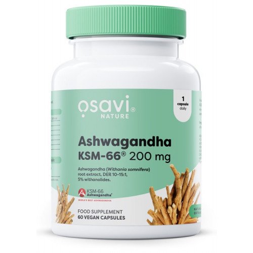 Osavi Ashwagandha KSM-66 - 200mg  - 60 vegan caps