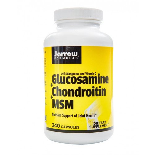 Jarrow Formulas Glucosamine + Chondroitin + MSM  - 240 caps