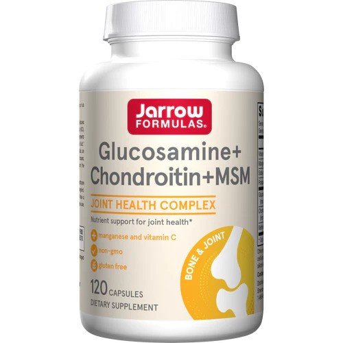 Jarrow Formulas Glucosamine + Chondroitin + MSM  - 120 caps