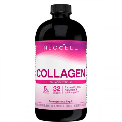 NeoCell Collagen Type 1 & 3 Liquid, Pomegranate  - 473 ml.