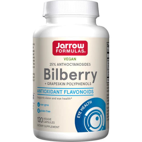 Jarrow Formulas Bilberry + Grapeskin Polyphenols  - 120 vcaps