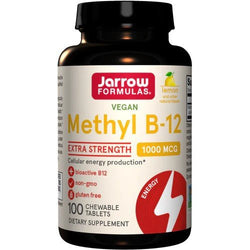 Jarrow Formulas Methyl B-12 - 1000mcg (Lemon)  - 100 vegan chewable tabs