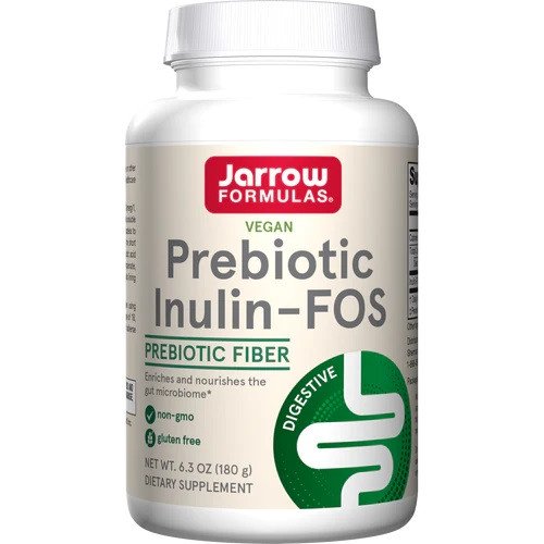 Jarrow Formulas Prebiotic Inulin-FOS  - 180 grams