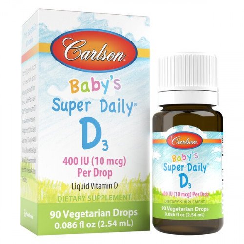 Carlson Labs Baby's Super Daily D3 - 400 IU  - 2.54 ml.