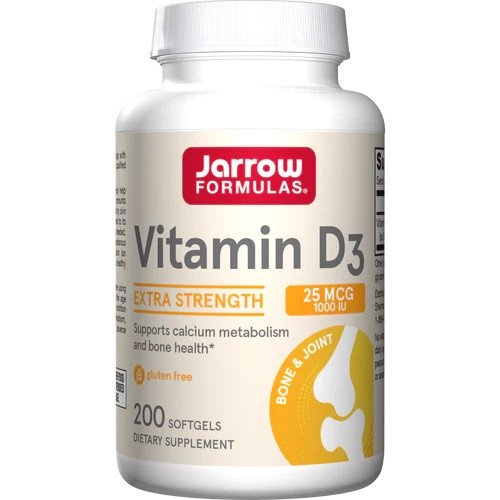 Jarrow Formulas Vitamin D3 - 25mcg  - 200 softgels