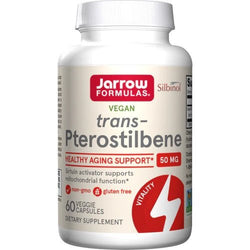 Jarrow Formulas trans-Pterostilbene, 50mg  - 60 vcaps