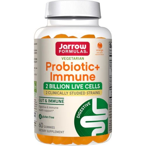 Jarrow Formulas Probiotic + Immune, Orange  - 60 gummies