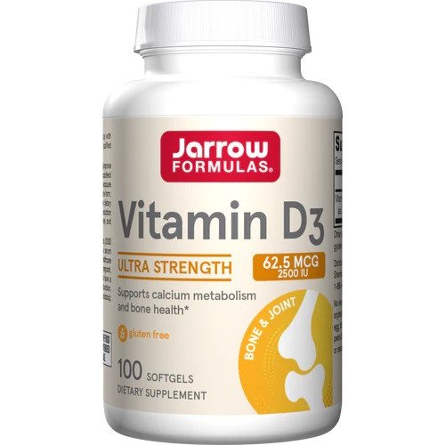 Jarrow Formulas Vitamin D3 - 2500 IU  - 100 softgels