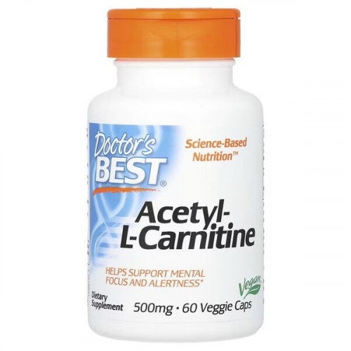 Doctor's Best Acetyl L-Carnitine - 500mg  - 60 vcaps