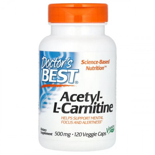 Doctor's Best Acetyl L-Carnitine - 500mg  - 120 vcaps