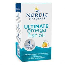 Nordic Naturals Ultimate Omega - 1280mg Lemon (EAN 768990891083)  - 180 softgels