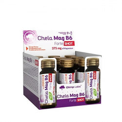 Olimp Nutrition Chela Mag B6 Forte Shot - Cherry (EAN 5901330090097)  - 9 x 25 ml.