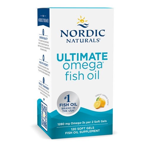 Nordic Naturals Ultimate Omega - 1280mg Lemon  - 120 softgels