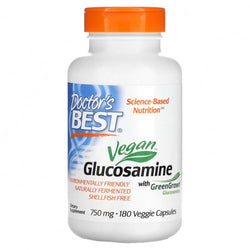 Doctor's Best Vegan Glucosamine with GreenGrown, 750mg  - 180 vcaps