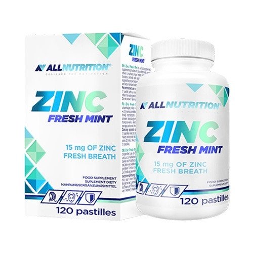 Allnutrition Zinc - 15mg (Fresh Mint)  - 120 pastilles