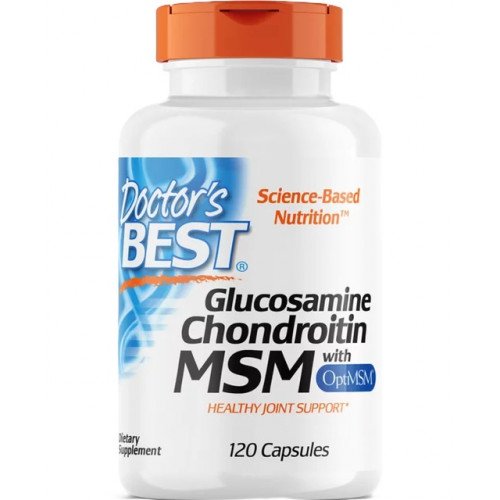 Doctor's Best Glucosamine Chondroitin MSM with OptiMSM  - 120 caps