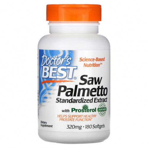 Doctor's Best Saw Palmetto Standardized Extract with Prosterol - 320mg  - 180 softgels