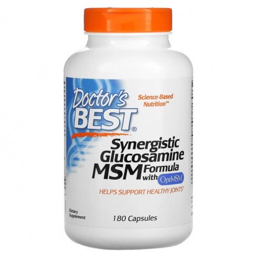 Doctor's Best Synergistic Glucosamine MSM Formula with OptiMSM  - 180 caps