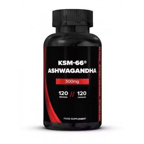 Strom Sports KSM-66 Ashwagandha, 500mg  - 120 caps