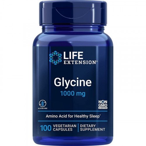 Life Extension Glycine, 1000mg  - 100 vcaps