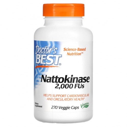 Doctor's Best Nattokinase - 2000 FUs  - 270 vcaps