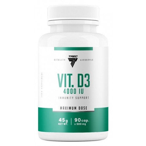 Trec Nutrition Vit. D3, 4000IU  - 90 caps