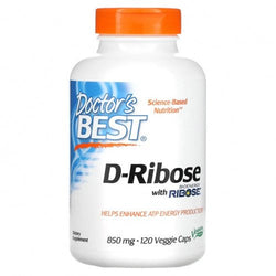 Doctor's Best D-Ribose - 850mg  - 120 vcaps