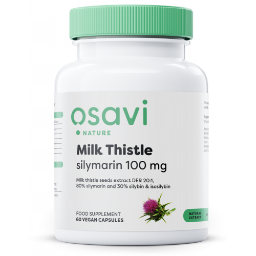 Osavi Milk Thistle - Silymarin 100mg  - 60 vegan caps