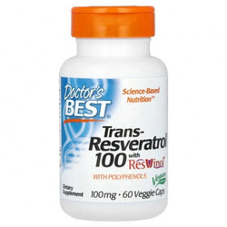 Doctor's Best Trans-Resveratrol with ResVinol - 100mg  - 60 vcaps