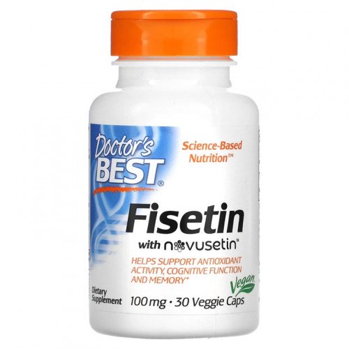 Doctor's Best Fisetin with Novusetin, 100mg  - 30 vcaps