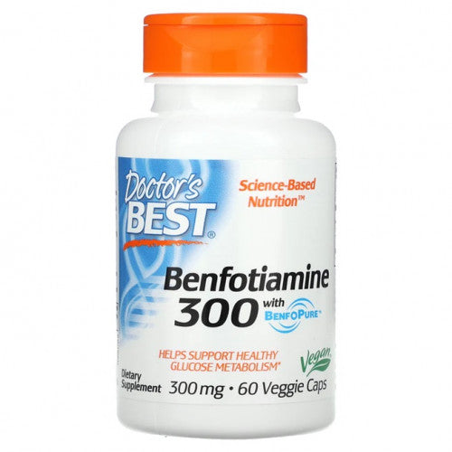 Doctor's Best Benfotiamine with BenfoPure - 300mg  - 60 vcaps