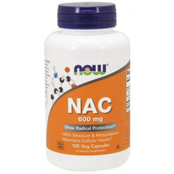 NOW Foods NAC with Selenium & Molybdenum, 600mg  - 100 vcaps