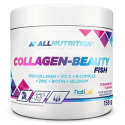 Allnutrition Collagen-Beauty Fish, Strawberry  - 158 grams