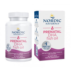 Nordic Naturals Prenatal DHA - 830mg Omega-3 + 400 IU D3 Unflavored  - 90 softgels