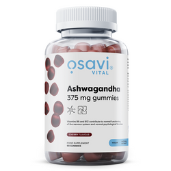 Osavi Ashwagandha 375mg Gummies, Cherry  - 90 gummies